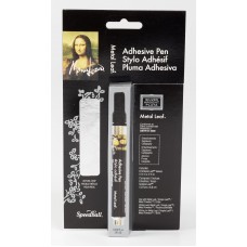 Mona Lisa Adhesive Pen and Silver Simple Leaf Kit