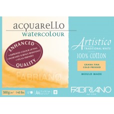 Artistico Aquarello Enhanced 300gsm Cold Pressed Watercolour Pad - A4