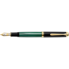 Souveran M1000 Black and Green Fountain Pen