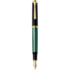 Souveran M800 Black and Green Fountain Pen