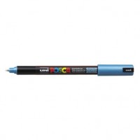 0.7mm Ultra Fine Pin Tip Metallic Blue
