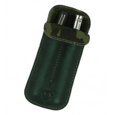 Double Pen Case - Timber Olive
