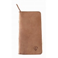 2 Pen plus Ink Zipper Case - Desert Brown