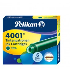 Pelikan Short Dark Green, 6 cartridges