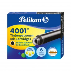 Pelikan Short, Black, 6 cartridges