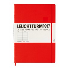 Large Lined Red Hardcover