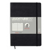 Medium Lined Black Softcover