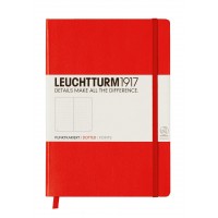 Medium Dotted Red Hardcover
