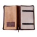 32 Pen Zipper Case - Desert Brown