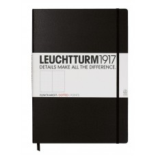 Large Dotted Black Hardcover