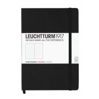 Medium Dotted Black Hardcover