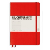 Medium Lined Red Hardcover