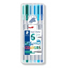 Triplus Fineliner Ocean Colours 6 Pack