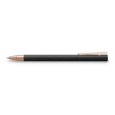 Neo Slim Black and Rose Gold Rollerball Pen