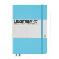 Medium Lined Ice Blue Hardcover