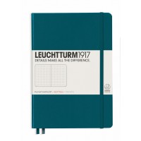 Medium Lined Pacific Green Hardcover