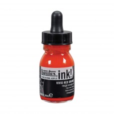 Vivid Red Orange Acrylic Ink 30ml