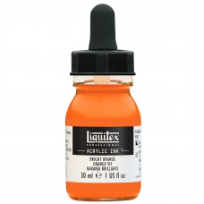 Bright Orange Acrylic Ink 30ml