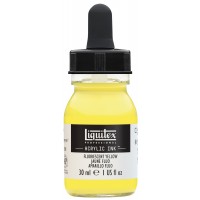 Fluorescent Yellow Acrylic Ink 30ml