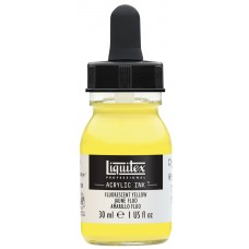 Fluorescent Yellow Acrylic Ink 30ml