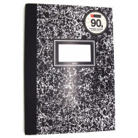 Mottled Black A5 Lined Notebook
