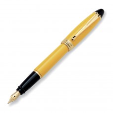 Ipsilon Resin Yellow with Gold Plated Trim Fountain Pen