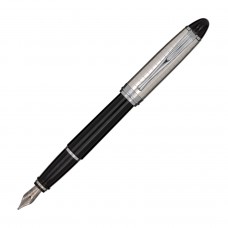 Ipsilon Quadra Black and Sterling SIlver Fountain Pen