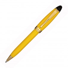 Ipsilon Resin Yellow with Gold Plated Trim Ballpoint Pen