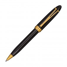 Ipsilon Deluxe Black with Gold Trim Ballpoint Pen
