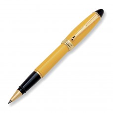Ipsilon Resin Yellow with Gold Plated Trim Rollerball Pen