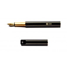 Portable Brassing Fountain Pen - Black