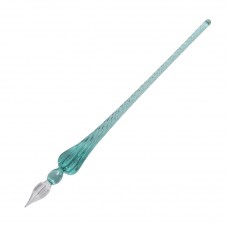 Round Glass Pen - Turquoise