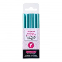 Pearly Wax Gun Sticks - Azure Blue (6 pack)