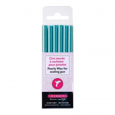Pearly Wax Gun Sticks - Azure Blue (6 pack)