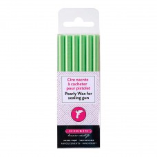 Pearly Wax Gun Sticks - Green (6 pack)