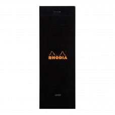 Bloc Rhodia #8 Shopping Pad Black Lined