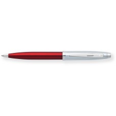 100 Red and Chrome Ballpoint Pen