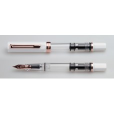 Eco White with Rose Gold Trim Fountain Pen