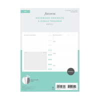 Notebook A5 Projects and Goals Tracker Refill