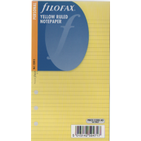 Personal Yellow Lined Notepaper Refill