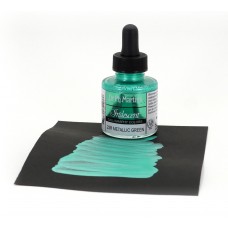 Iridescent Calligraphy Colour Metallic Green 30ml