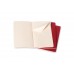 Cahier Large Cranberry Lined, 3 Pack