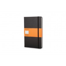 Classic Large Black Ruled Notebook