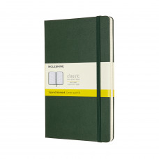 Classic Large Myrtle Green Graph Notebook