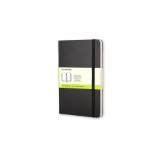 Classic Large Black Blank Notebook