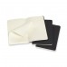 Cahier Pocket Black Blank, 3 Pack