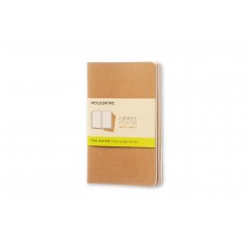 Cahier Extra Large Kraft Blank, 3 Pack