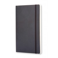 Classic Large Black Lined Notebook - Softcover - Unpackaged