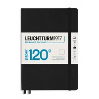 Medium Dotted Black Hardcover 120gsm