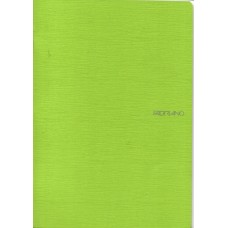 EcoQua A4 Lime Lined Notebook